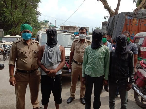 The three accused in front of a Siliguri court on Tuesday. (Photo/ANI)