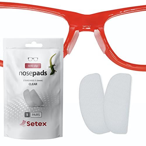 <p>Setex Gecko Grip 1mm Anti Slip Eyeglass Nose Pads</p><p>amazon.com</p><p>$9.99</p><p><a href="https://www.amazon.com/dp/B081GB8F89?tag=syn-yahoo-20&ascsubtag=%5Bartid%7C10065.a.32099%5Bsrc%7Cyahoo-us" rel="nofollow noopener" target="_blank" data-ylk="slk:Shop Now;elm:context_link;itc:0;sec:content-canvas" class="link ">Shop Now</a></p><span class="copyright">amazon.com</span>