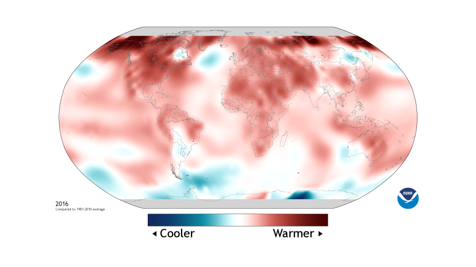 The American Meteorological Society released the most recent “State of the Climate” report with data from the National Oceanic and Atmospheric Administration. (Photo: NOAA)