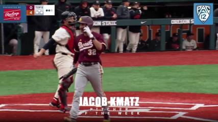 Oregon State’s Jacob Kmatz earns Pac-12 Pitcher of the Week, presented by Rawlings