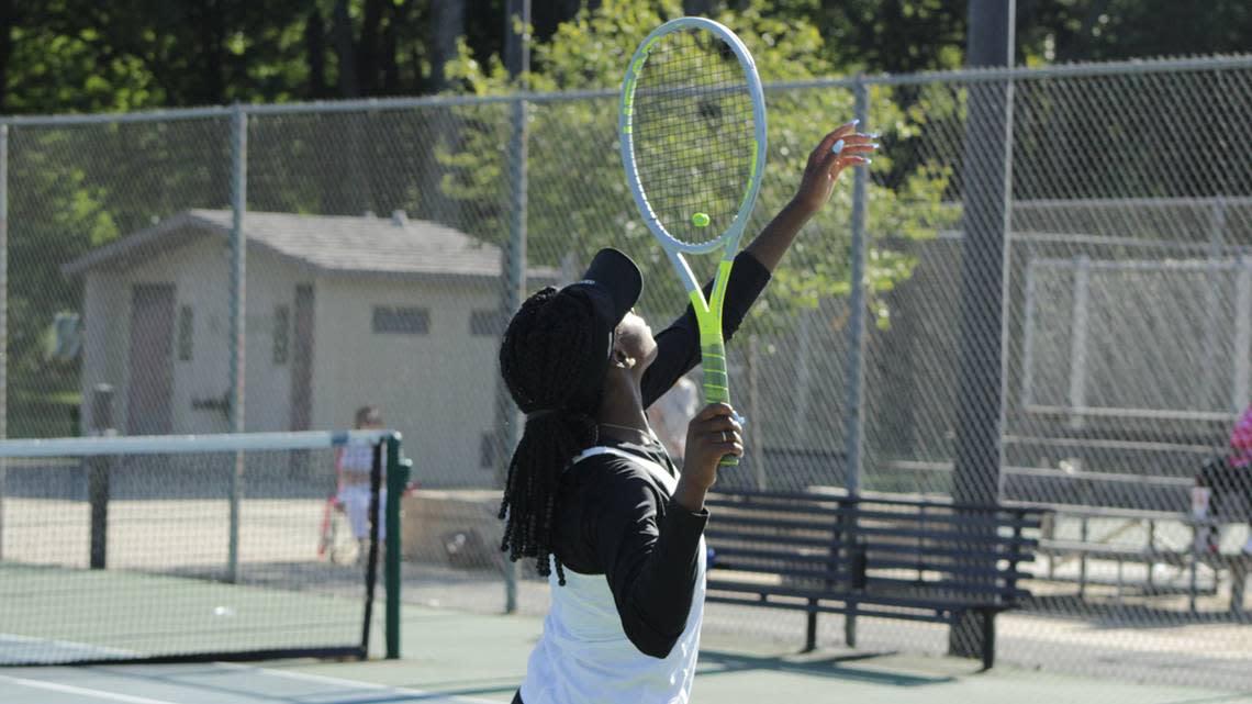 “She never gives up,” said Leiloni Payton, a top tennis player at Lincoln College Preparatory Academy. “As far as role models go, she’s it.”