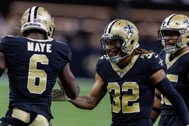 Saints' Khalen Saunders, Tyrann Mathieu on facing ex-Chiefs teammates for  first time