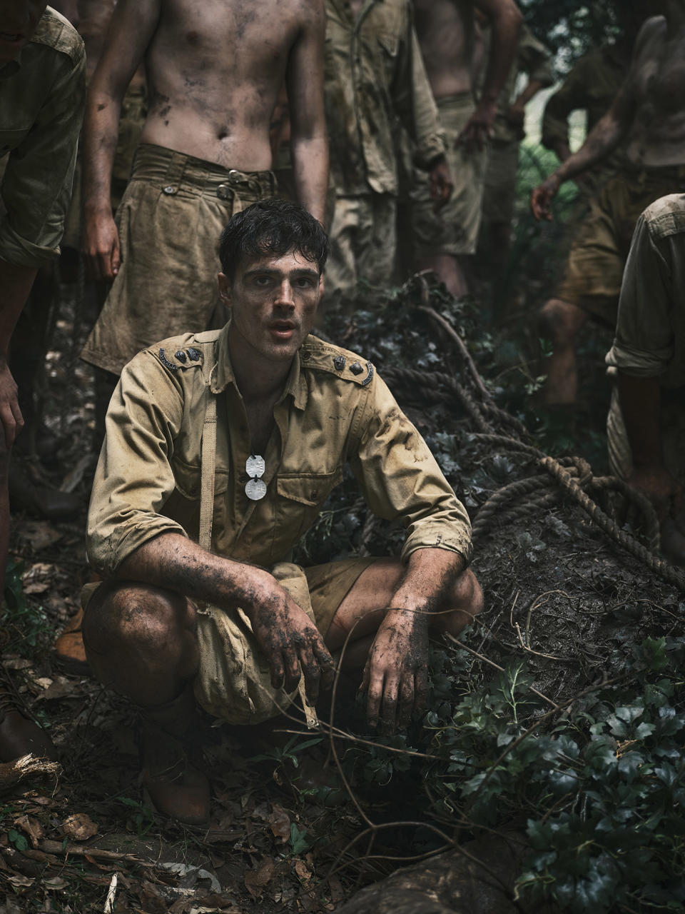 Jacob Elordi, pictured on the set of The Narrow Road to the Deep North, was described by Thomas as an 'absolute consummate professional'. Photo: Prime Video