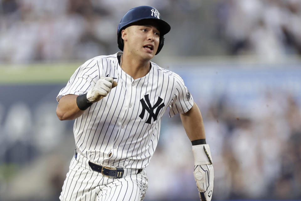 Anthony Volpe.  (MLB Photo by Adam Hunger/Getty Images)