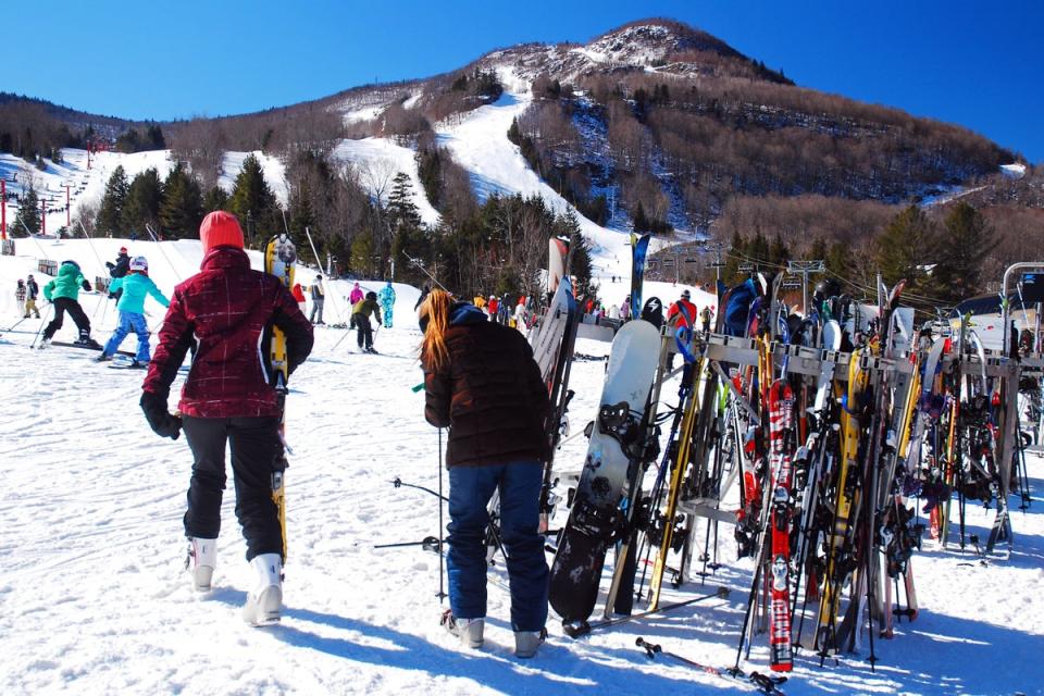 Three hours north of NYC, Hunter Mountain offers four faces of skiing fun (Getty Images)