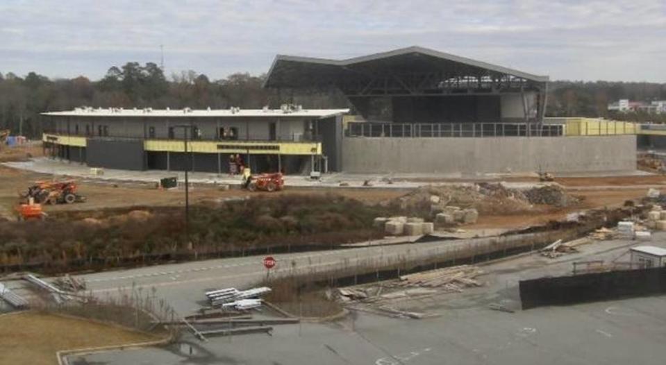 The new Macon-Bibb County Amphitheater at Macon Mall is scheduled to open in March of 2024.