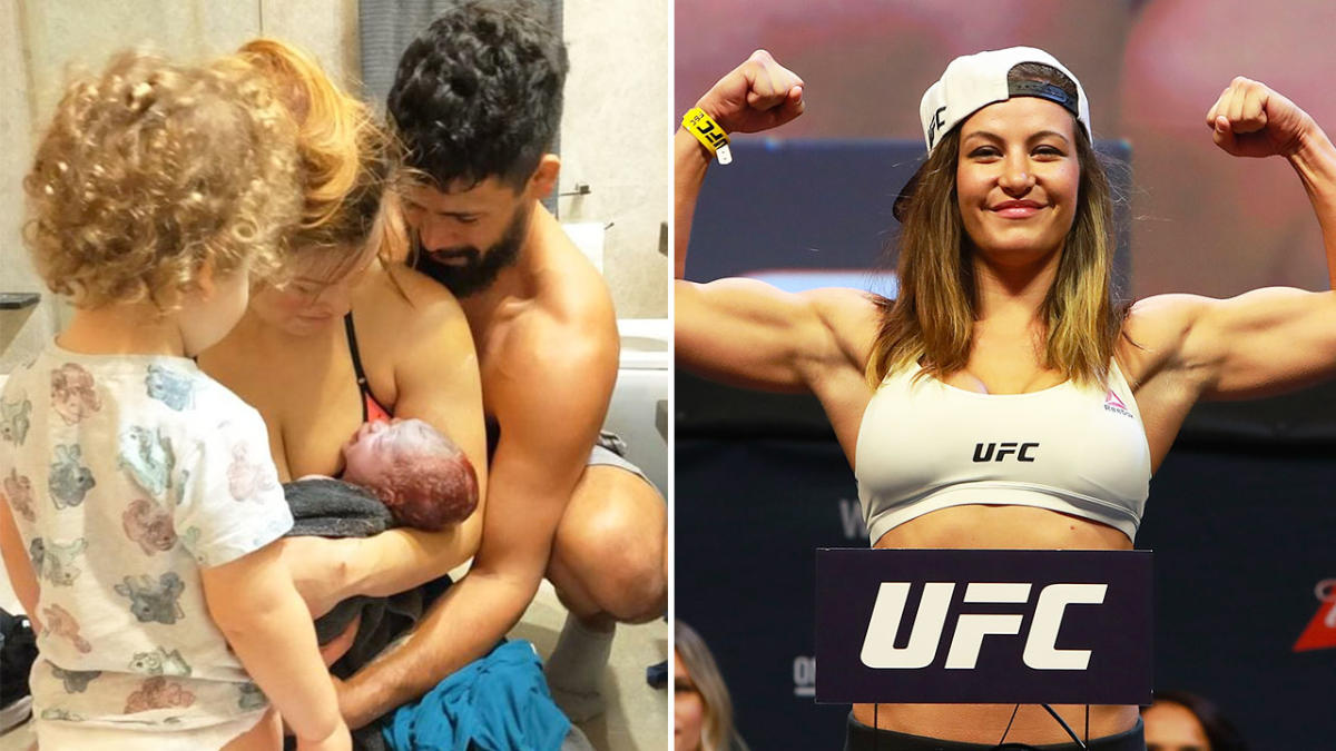 UFC: Miesha Tate gives birth to baby boy from home