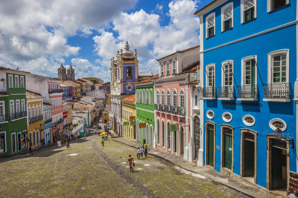 The historic center of Salvador, Bravil.