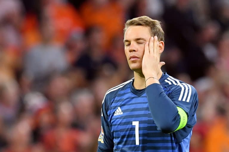 Germany captain Manuel Neuer, 32, is not the world-class goalkeeper he once was after twice fracturing his foot in 2017