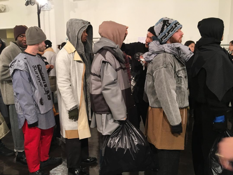 <i>Japanese brand N. Hoolywood turned the ‘uniform’ of the homeless into a banal fashion statement [Photo: Instagram/natsumiiikeda]</i>