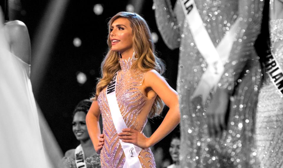 Angela Ponce, Miss Spain 2018, spoke with <em>Glamour</em> about the importance of gender identity and why she wants to sit down with President Trump.