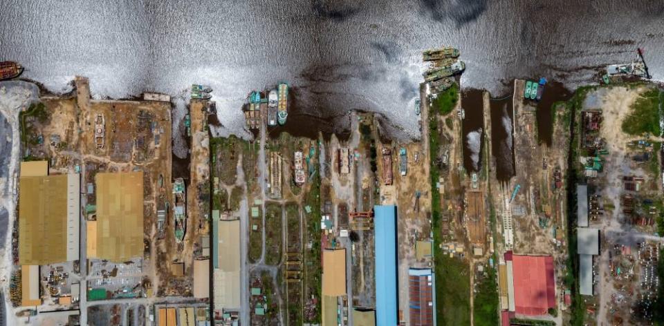 The shipyards of Kuala Baram, Sarwak from Loh’s bird’s eye perspective. Loh says he enjoys the challenge of finding beauty in everything he sees. — Picture courtesy of David ST Loh