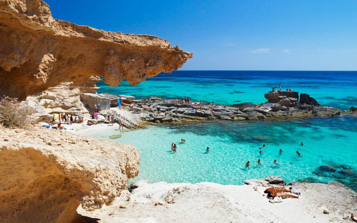 Calo des Mort, with its rugged cliffs and clear waters, is a reminder of Formentera's raw beauty  - Mateu Bennassar