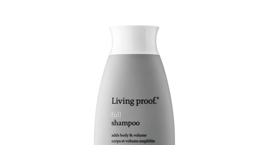 A bottle of Living Proof Full Shampoo