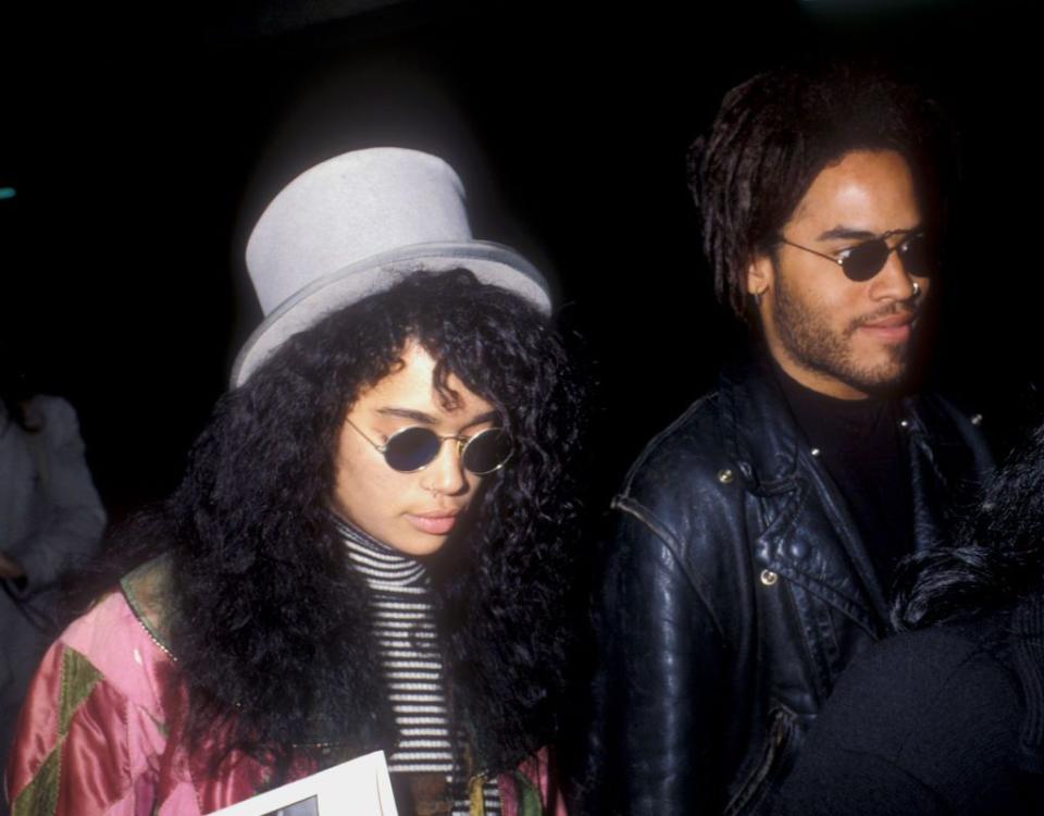 1988: Lisa Bonet and Lenny Kravitz
