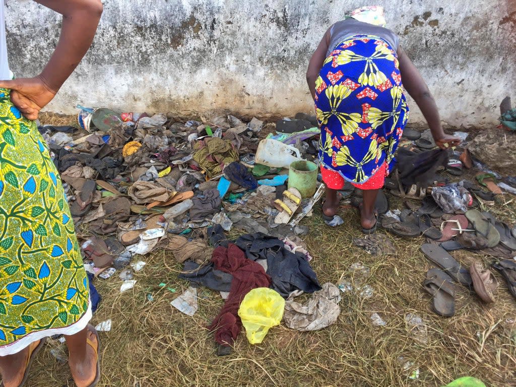 Liberia Stampede (ASSOCIATED PRESS)