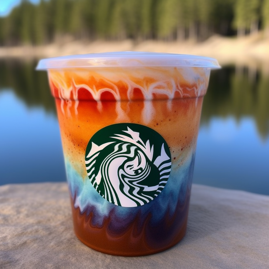 Wyoming's berry-flavored "Hot Spring Latte"