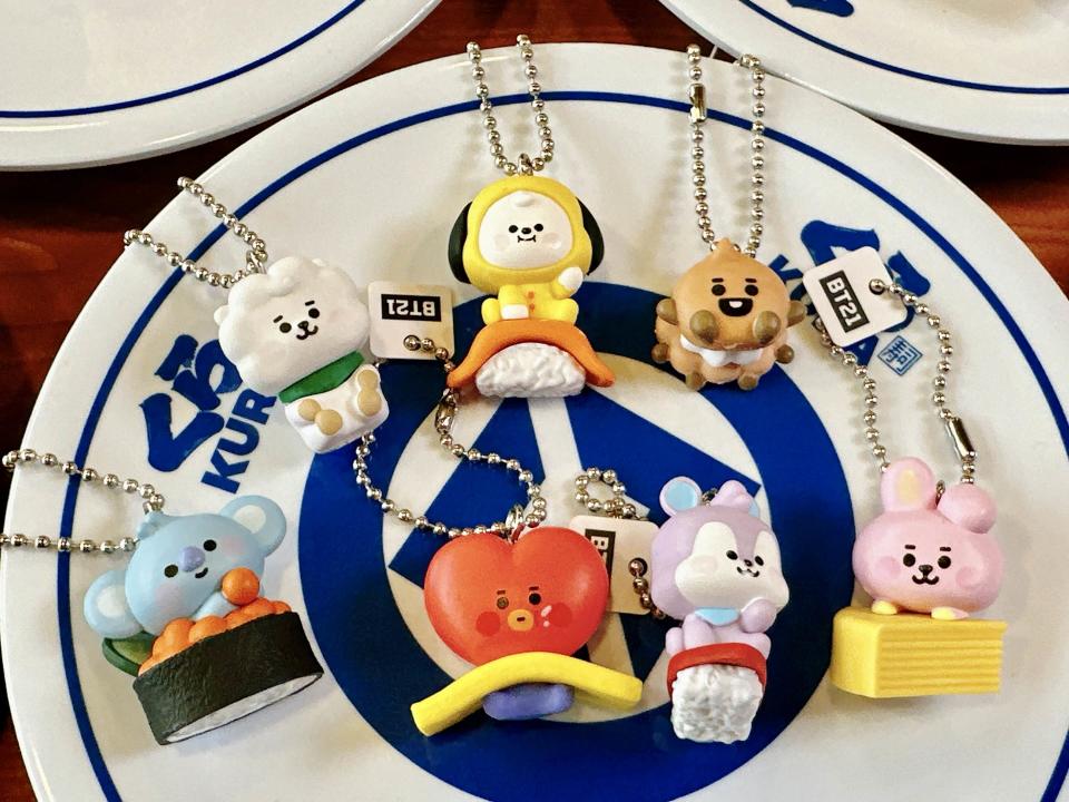 藏壽司×宇宙明星BT21聯名新品。圖片來源：藏壽司