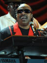 Stevie Wonder performs at A Decade of Difference: A Concert Celebrating 10 Years of the William J. Clinton Foundation on October 15, 2011, at the Hollywood Bowl, Los Angeles. (Photo by Handout/Getty Images for Control Room)