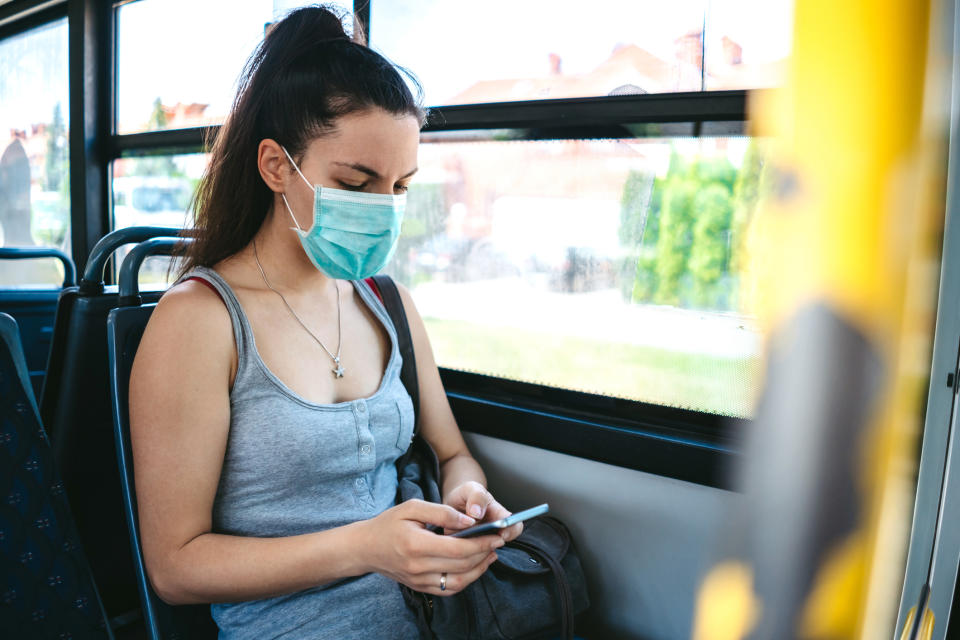 From June 15 face coverings will be necessary to wear on public transport. (Getty Images)