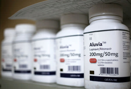 Aluvia, an antiviral medicine is seen at a clinic pharmacy in Alexander township, South Africa, March 14, 2018. REUTERS/Siphiwe Sibeko