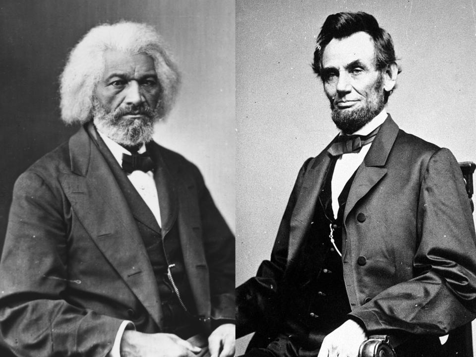 Frederick Douglass and Abraham Lincoln