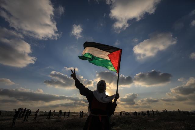 La bandera de Palestina