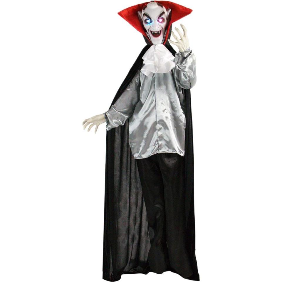 <p><a href="https://go.redirectingat.com?id=74968X1596630&url=https%3A%2F%2Fwww.lowes.com%2Fpd%2FHaunted-Hill-Farm-Life-Size-Animatronic-Vampire-Indoor-Outdoor-Halloween-Decoration-Flashing-Eyes-Poseable-Battery-Operated%2F5000048923&sref=https%3A%2F%2Fwww.popularmechanics.com%2Fhome%2Fg37607989%2Fbest-halloween-animatronics%2F" rel="nofollow noopener" target="_blank" data-ylk="slk:Shop Now;elm:context_link;itc:0;sec:content-canvas" class="link ">Shop Now</a></p><p>Moaning Animatronic Vampire</p><p>lowes.com</p><p>$71.86</p>