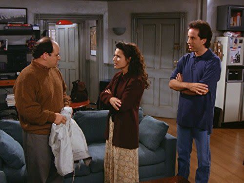 <p><a class="link " href="https://go.redirectingat.com?id=74968X1596630&url=https%3A%2F%2Fwww.hulu.com%2Fseries%2Fseinfeld-c3be4f02-5f40-4a59-8cbc-9ae9c178564c%3Fcmp%3D7958%26ds_rl%3D1263136%26gclid%3DCjwKCAjw5Kv7BRBSEiwAXGDElT1EU80ils7d_ZcQ8lkTykZ_1mlk0Oub_2D5I_2tOoHgjVk_t4fm_RoCcDAQAvD_BwE%26gclsrc%3Daw.ds&sref=https%3A%2F%2Fwww.cosmopolitan.com%2Fentertainment%2Ftv%2Fg25240478%2Fthanksgiving-tv-episode-guide%2F" rel="nofollow noopener" target="_blank" data-ylk="slk:Stream Now;elm:context_link;itc:0;sec:content-canvas">Stream Now</a></p><p>If your family makes a point of watching the Macy's Thanksgiving Day Parade every year, you'll appreciate the suitably wacky plotline in this classic <em>Seinfeld</em> episode. In the days leading up to Turkey Day, Kramer gives away all of Jerry's shoes, George attempts to purchase a car once owned by Jon Voight, and Elaine gets her boss a ticket to pilot the Woody the Woodpecker balloon at NYC's famous parade. </p>