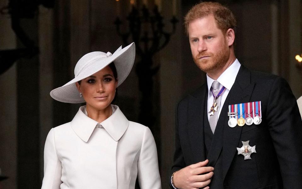 The Duke and Duchess of Sussex in London - AFP / Matt Dunham