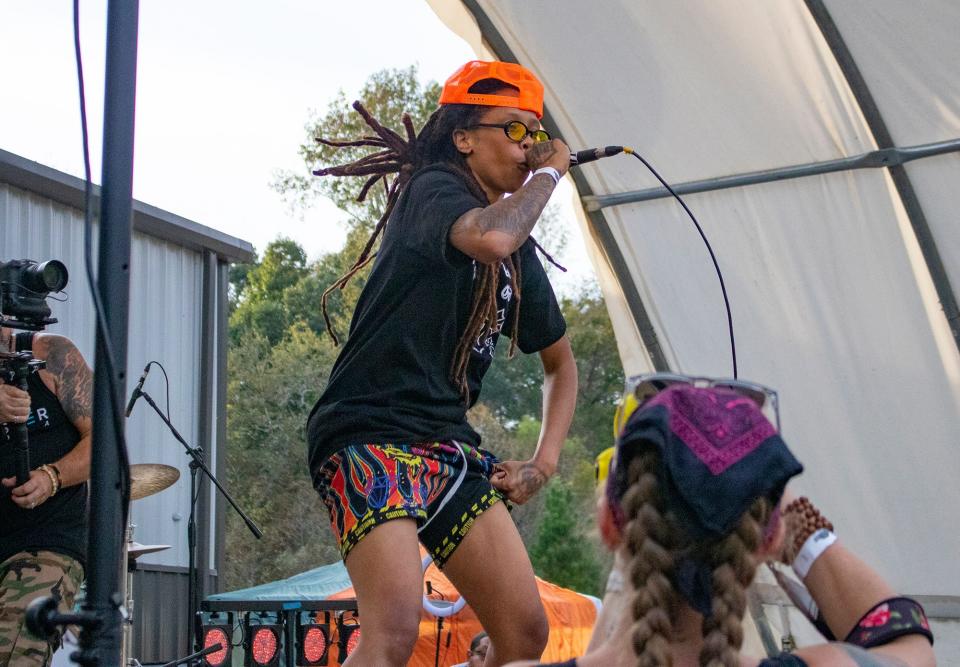 Cassie Chantel performs at the Aquemini Soul Music Festival in Athens in 2022.