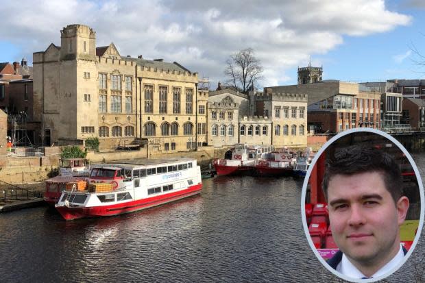 Chris Pegg, commercial and marketing manager of City Cruises York which has reported a record-breaking 2021. Main picture: Nadia Jefferson-Brown