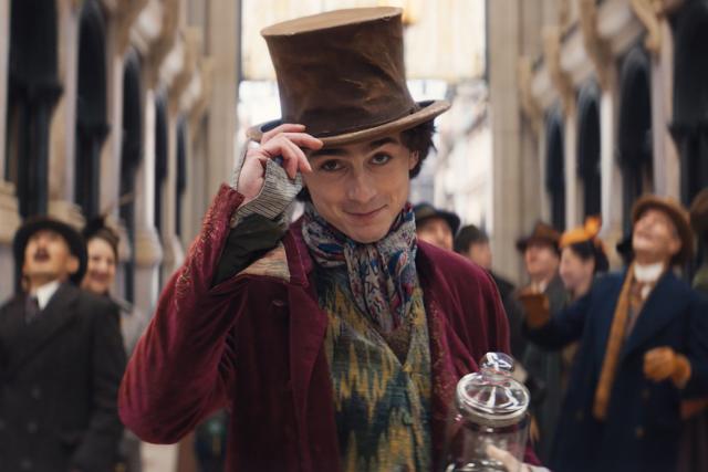 Timothée Chalamet wins the box office golden ticket as “Wonka” debuts to  $39M