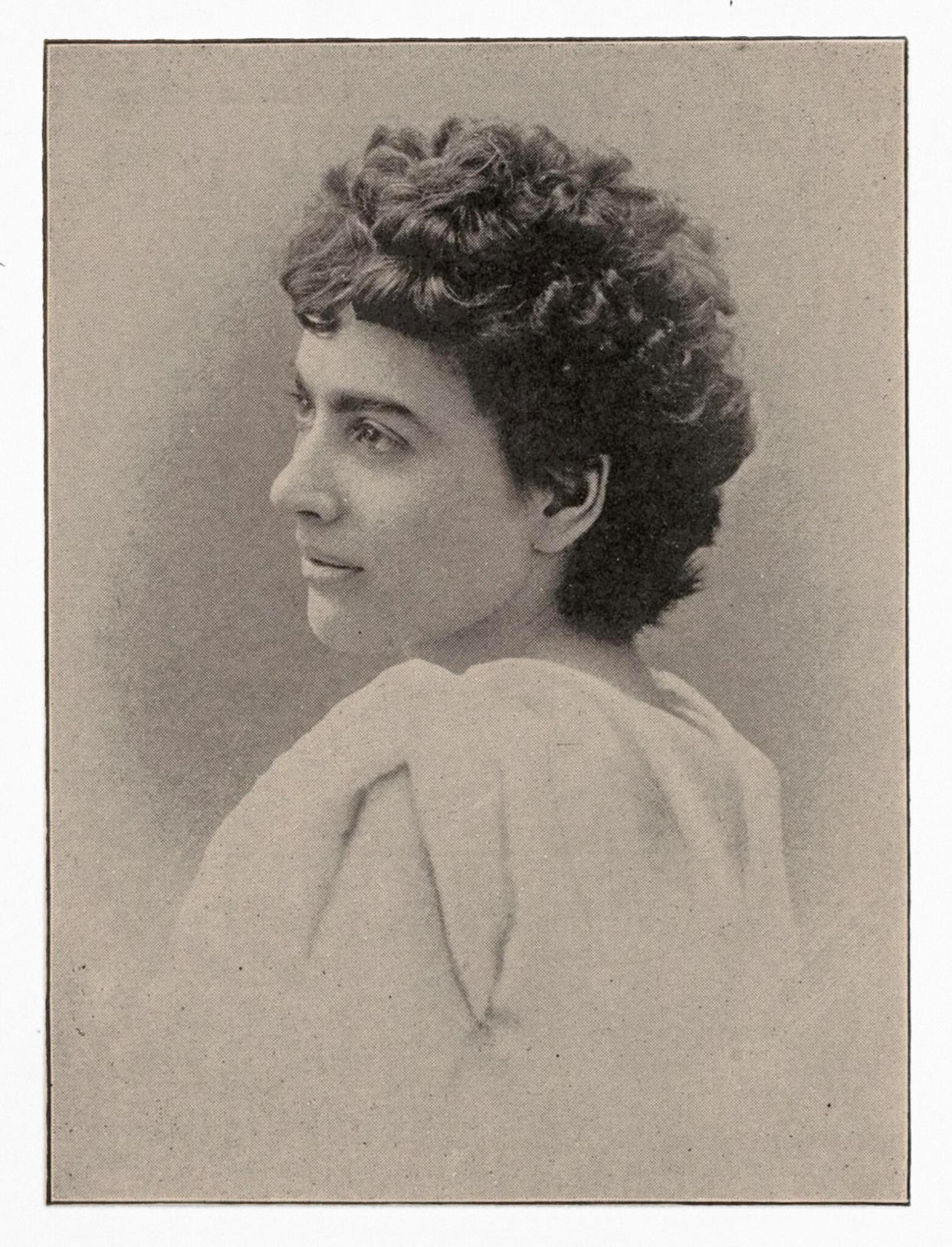 Lizzie Magie en 1892. Concibió The Landlord’s Game como una herramienta ideológica sobre economía política. (The Brodix Publishing Company via The New York Times)