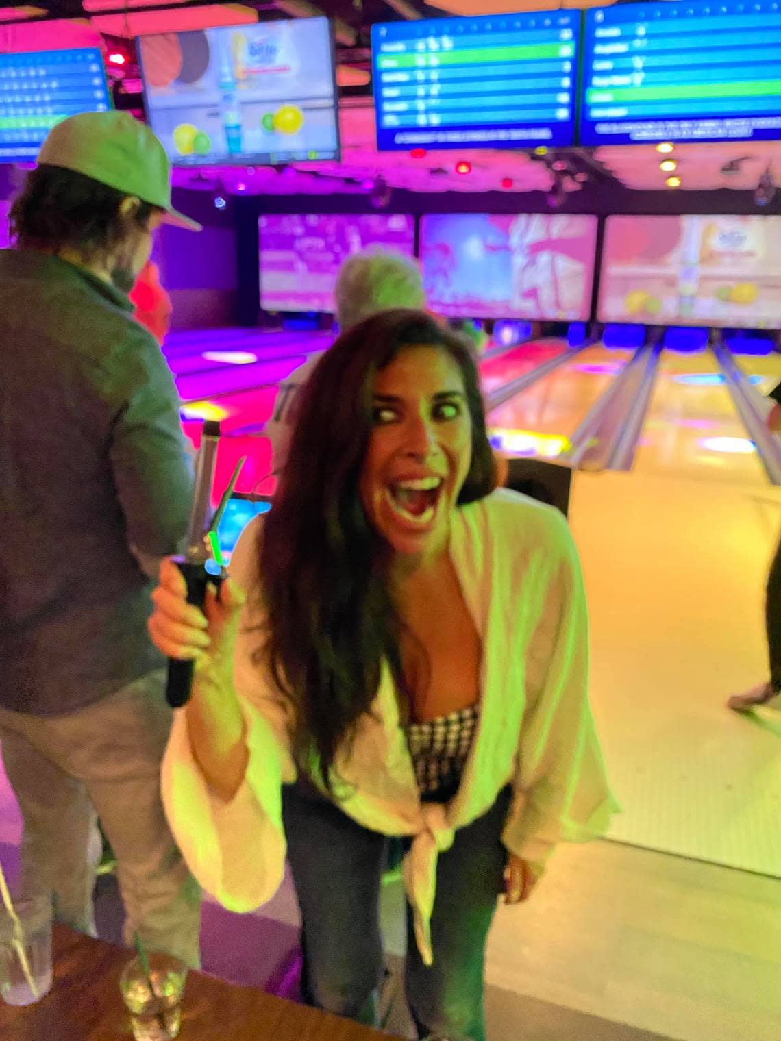 Actress Felissa Rose, of “Sleepaway Camp,” has a cult following. She bowled with fans while in town for a previous ScareFest convention.