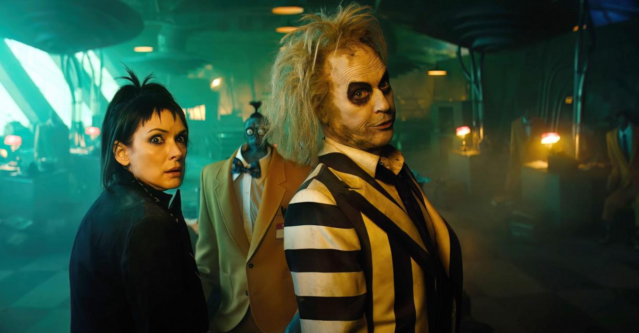 <em>Beetlejuice Beetlejuice </em>reunites Winona Ryder with Michael Keaton, 36 years after the original <em>Beetlejuice </em>film premiered in 1988. (Warner Bros/Courtesy Everett Collection)