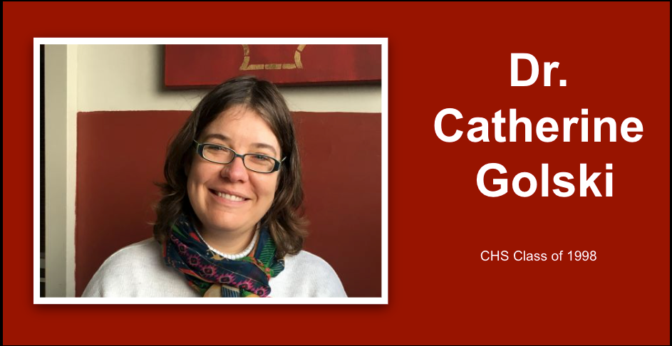 Dr. Catherine Golski, Charlevoix High School Class of 1998.