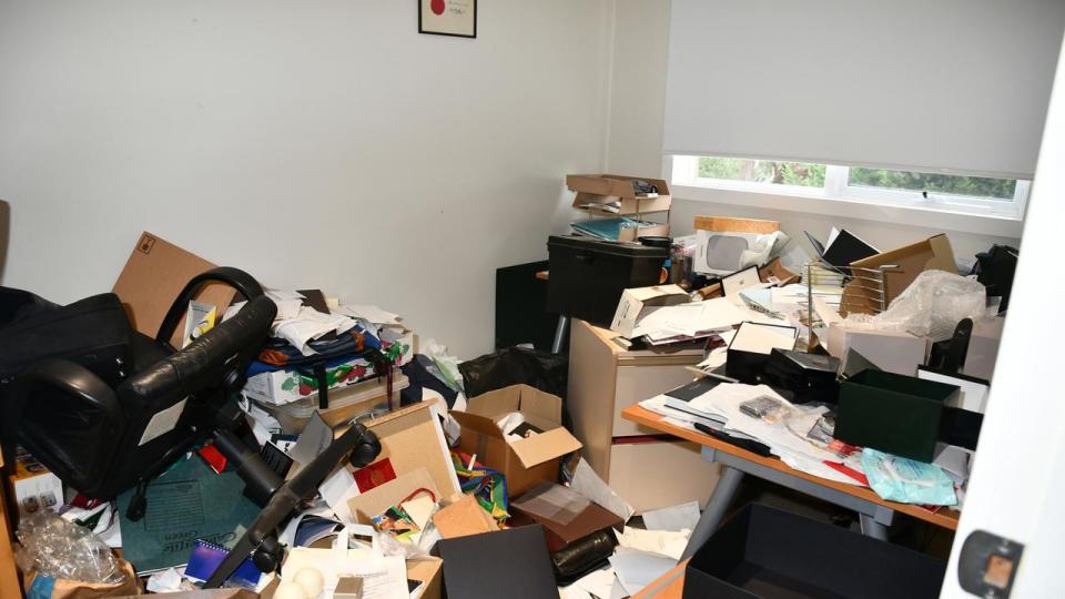 The home was ransacked during the alleged invasion. Picture: Victoria Police