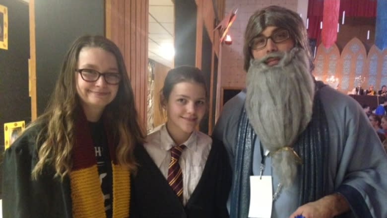 Riverview Middle School transforms into a Harry Potter school