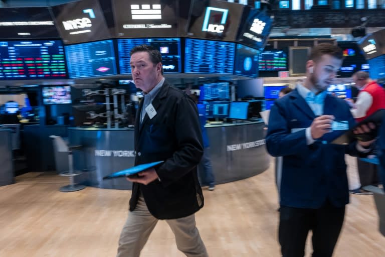 Des opérateurs du New York Stock Exchange (SPENCER PLATT)