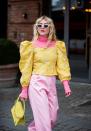<p>The ideal item for layering when the weather can't make up it's mind, hold on to your thinner roll neck tops so you can pop them underneath summery blouses with big puff shoulders and billowy sleeves. Extra springtime points for bright colours.</p>