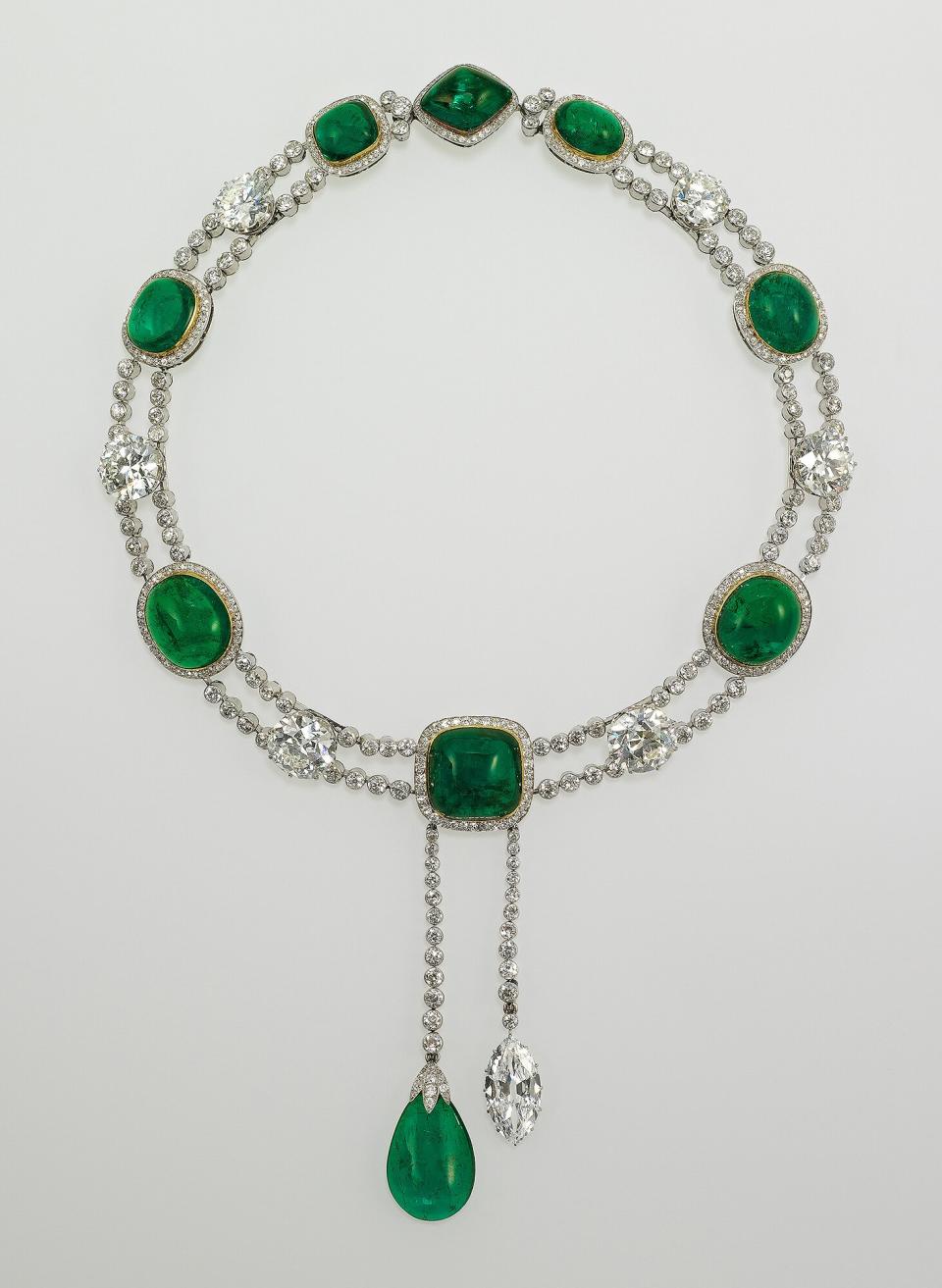 Delhi Durbar Necklace and Cullinan VII Pendant