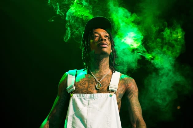 Wiz Khalifa Performs At The Roundhouse Arena - Credit: Photo by Joseph Okpako/WireImage