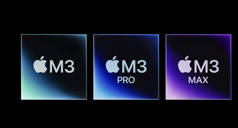  蘋果今推出全新Macbook Pro，搭載不同等級M3晶片。（圖／蘋果提供）