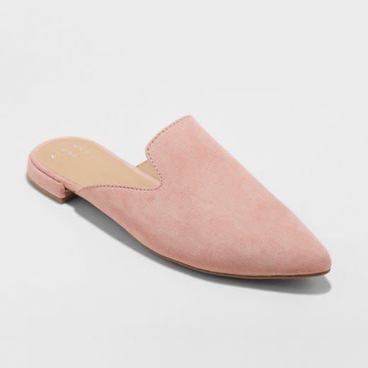 Get them <a href="https://www.target.com/p/women-s-velma-slip-on-pointy-toe-mules-a-new-day-153/-/A-53089824#lnk=sametab" target="_blank">here</a>.&nbsp;