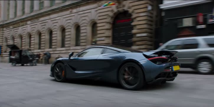 Hobbs drives a McClaren (Credit: Universal)