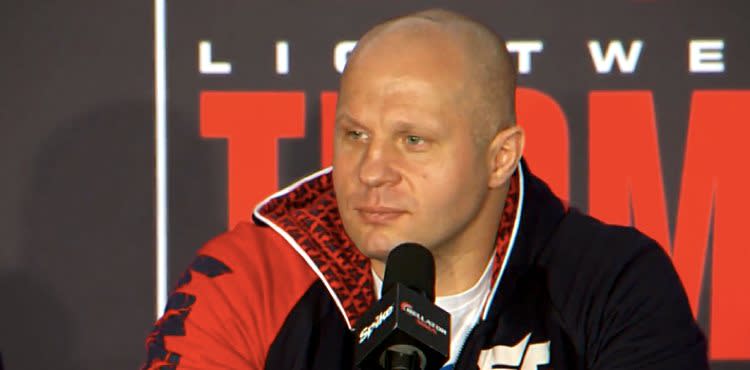 Fedor Emelianenko Bellator 172 Post-Fight