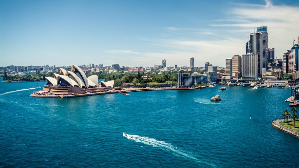 view of sydney harbour, australia