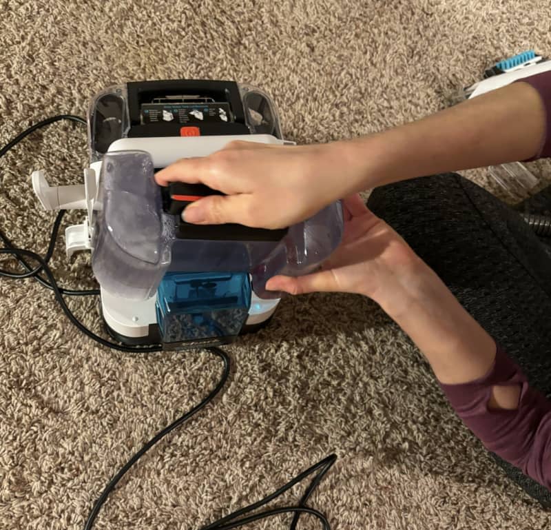 portable carpet cleaner machine