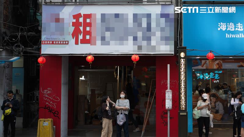 西門町成都路41號店面以33.6萬/月出租，相較全盛時期，等於75折行情。（圖／台灣房屋西門加盟店提供）